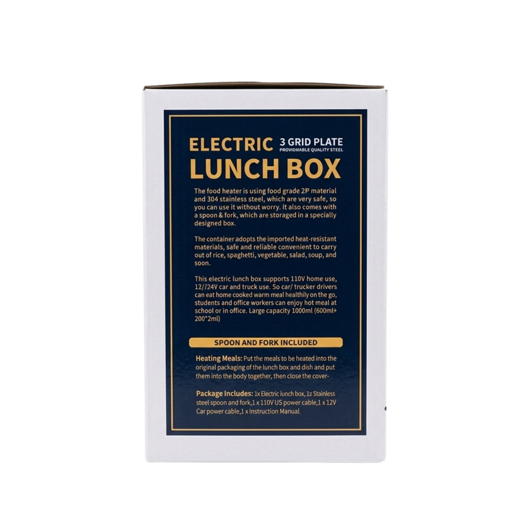 Lonchera Eléctrica Portátil para calentar comida