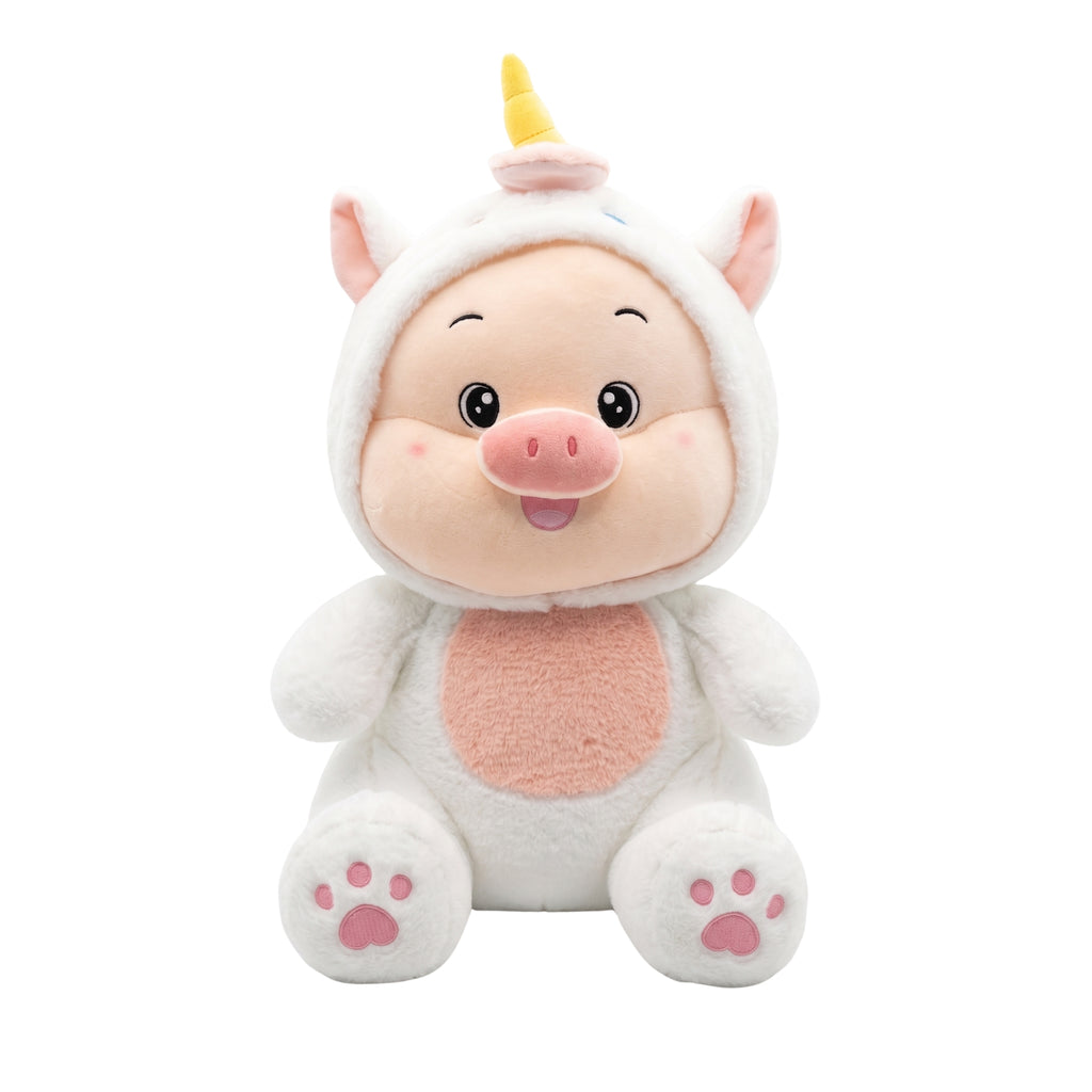 Peluche Cerdo Disfraz Unicornio 45cm