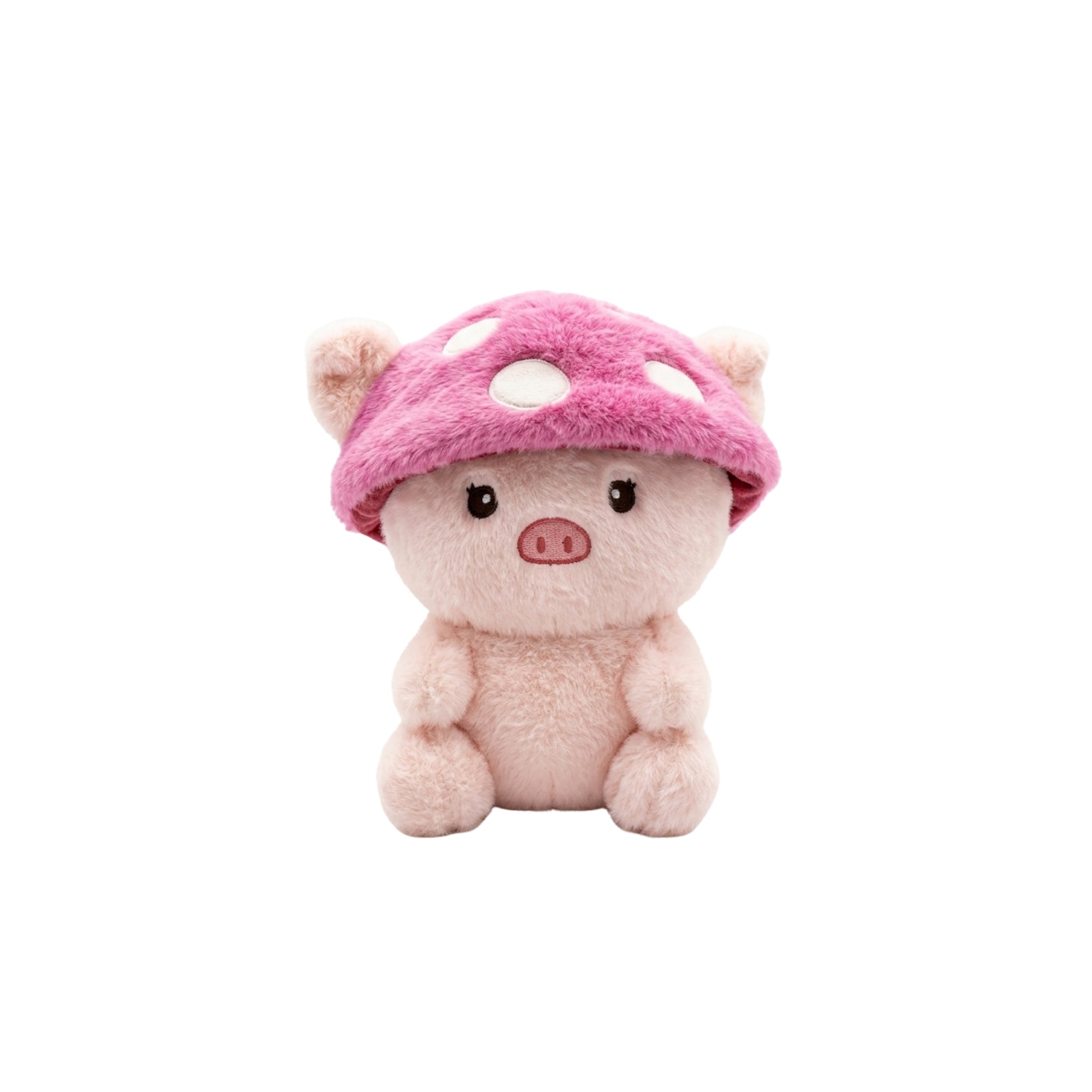 Peluche Cerdito Sombrero Hongo 20cm